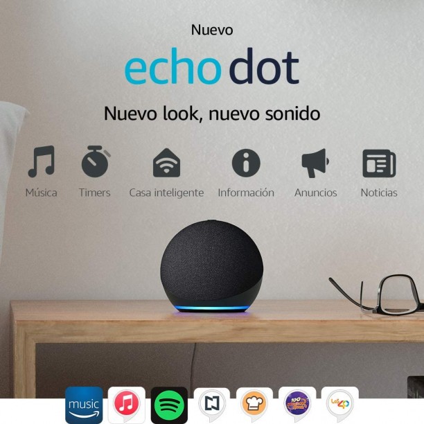 Nuevo Echo Dot 4ª generación con descuento. Para más descuentos y promociones, visita PromoDromo.